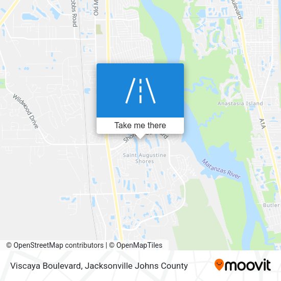Viscaya Boulevard map