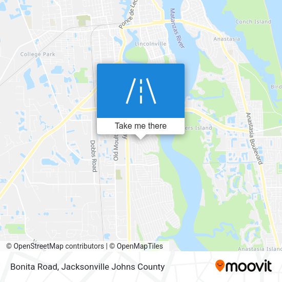 Bonita Road map