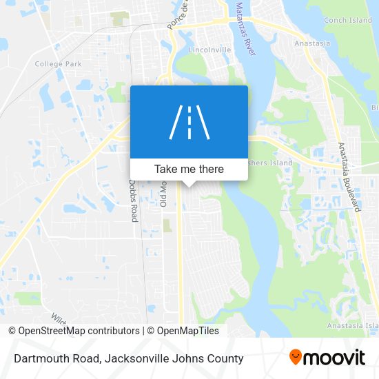 Mapa de Dartmouth Road