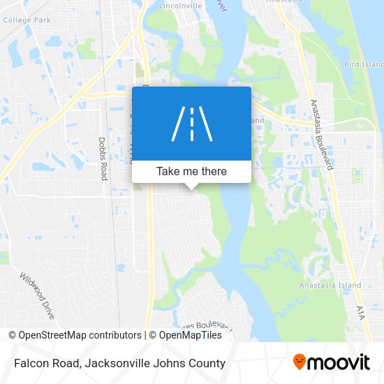 Mapa de Falcon Road