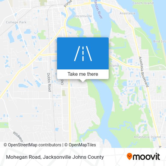 Mohegan Road map