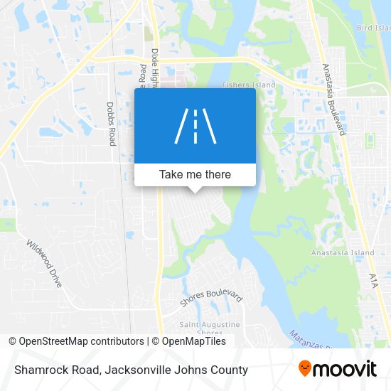 Mapa de Shamrock Road