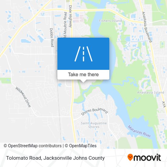 Mapa de Tolomato Road