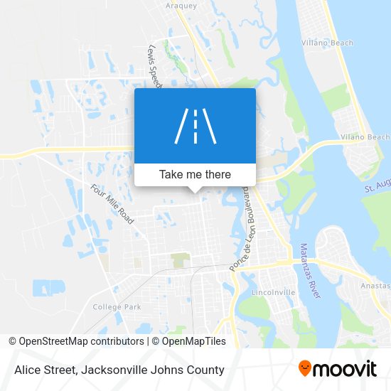 Alice Street map