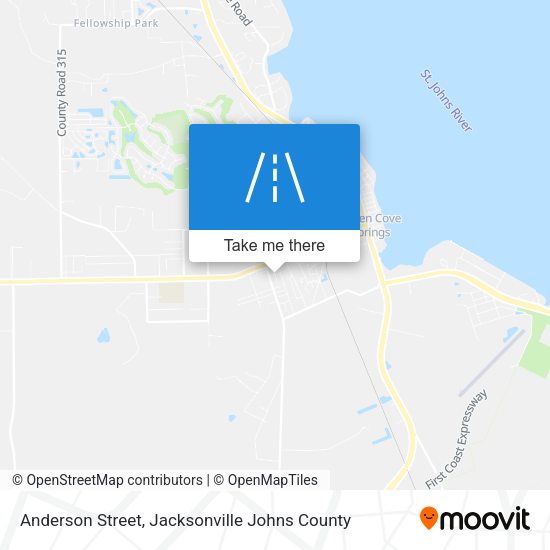 Anderson Street map