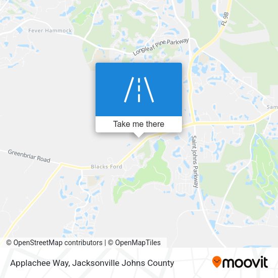 Mapa de Applachee Way