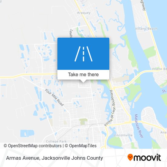 Mapa de Armas Avenue