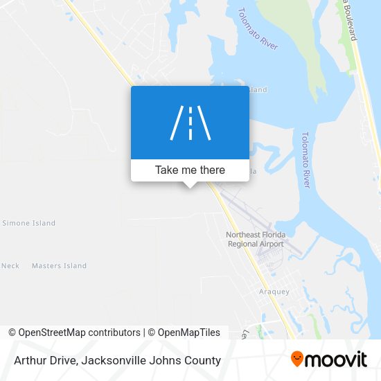 Mapa de Arthur Drive