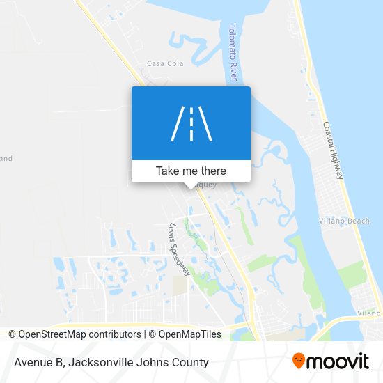 Avenue B map