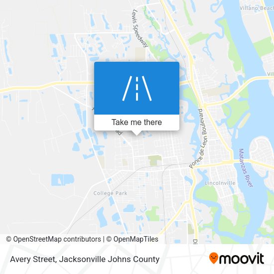 Mapa de Avery Street