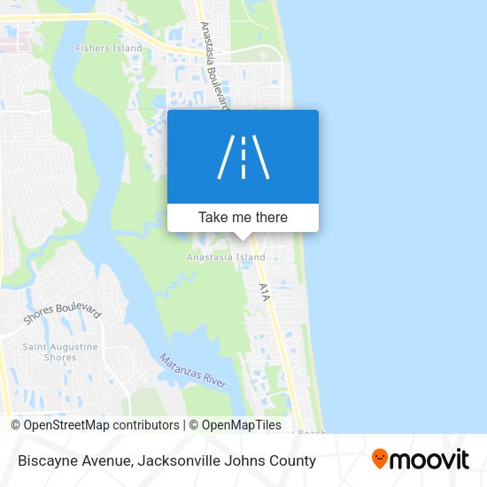Biscayne Avenue map