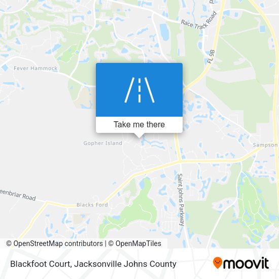 Mapa de Blackfoot Court