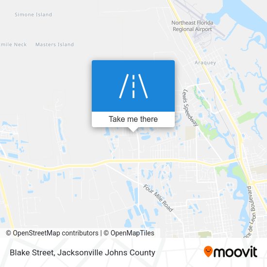 Mapa de Blake Street