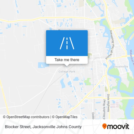 Blocker Street map