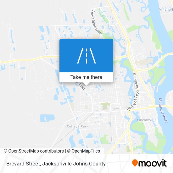 Mapa de Brevard Street