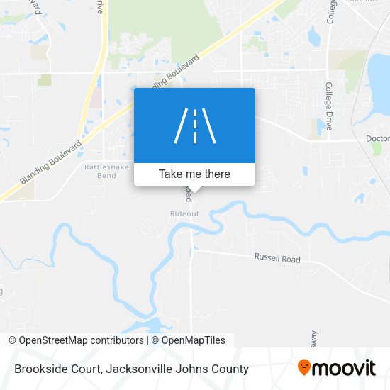 Brookside Court map
