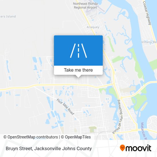 Bruyn Street map