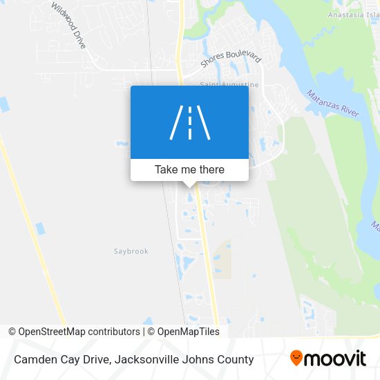 Camden Cay Drive map