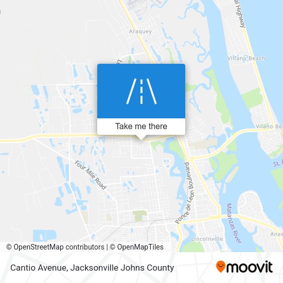 Mapa de Cantio Avenue