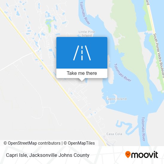 Capri Isle map