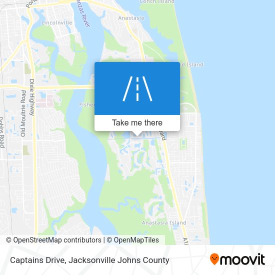 Captains Drive map