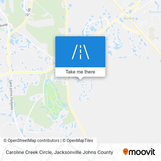 Caroline Creek Circle map