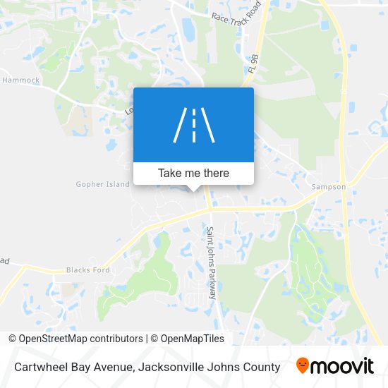 Cartwheel Bay Avenue map