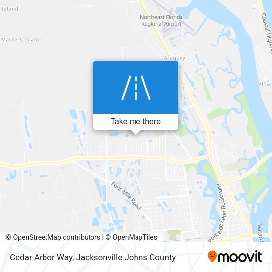 Cedar Arbor Way map