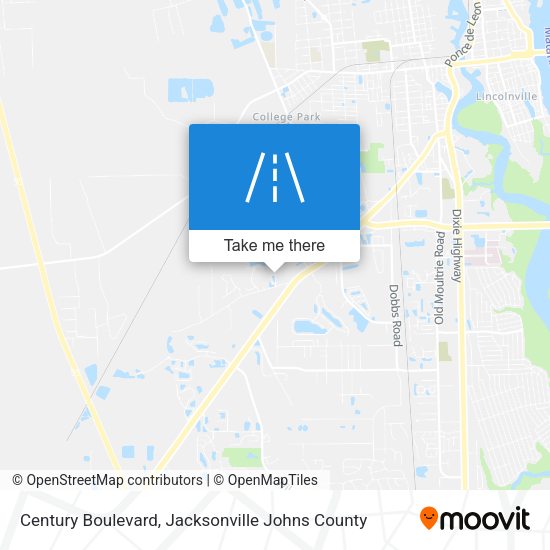 Century Boulevard map