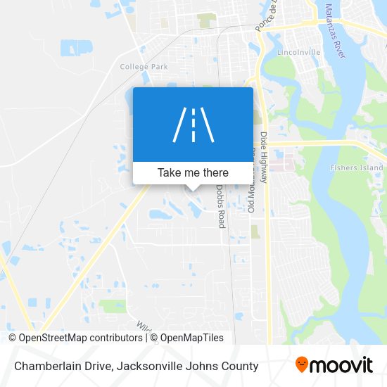 Mapa de Chamberlain Drive
