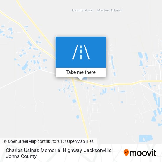 Charles Usinas Memorial Highway map