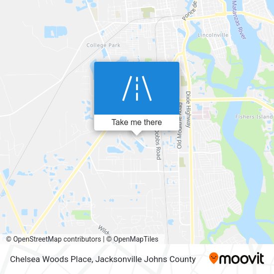 Chelsea Woods Place map