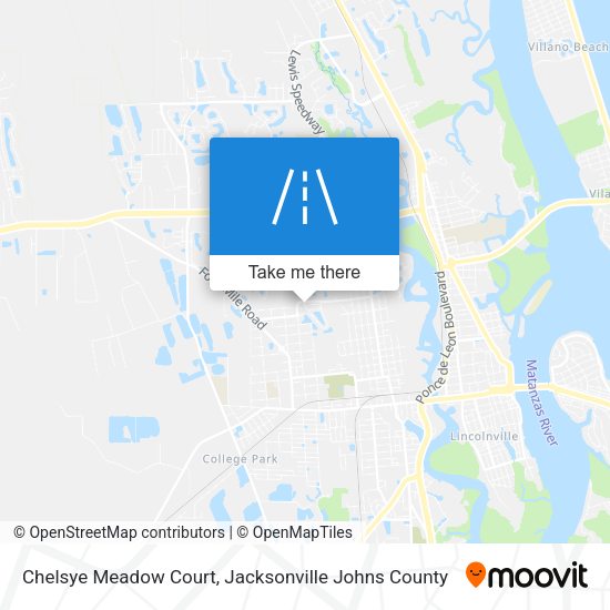 Mapa de Chelsye Meadow Court