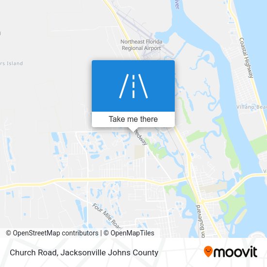 Mapa de Church Road