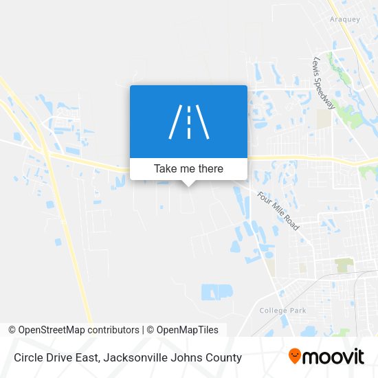Circle Drive East map