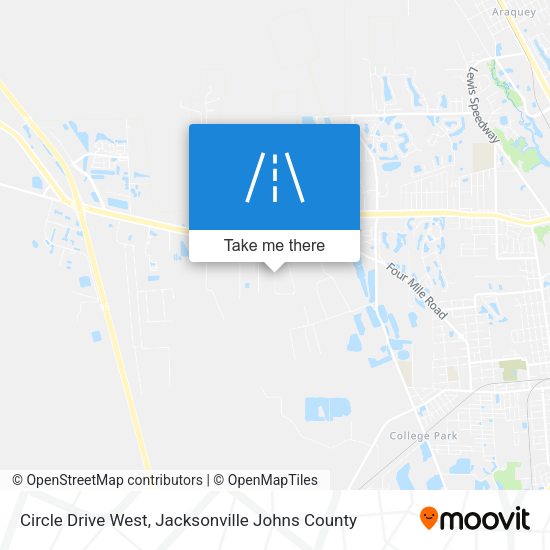 Circle Drive West map