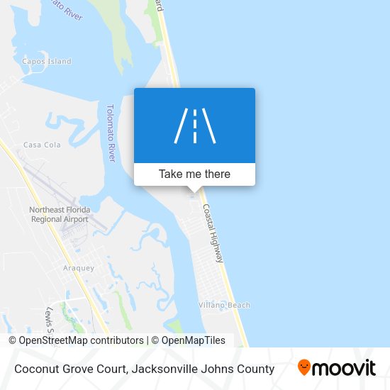Coconut Grove Court map