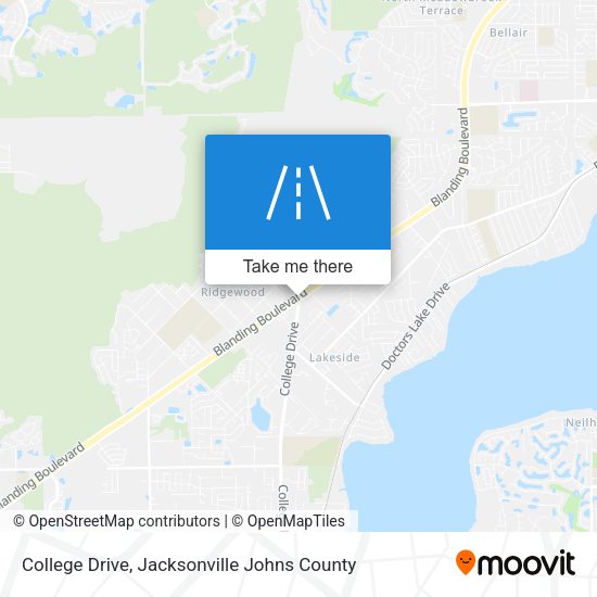 Mapa de College Drive
