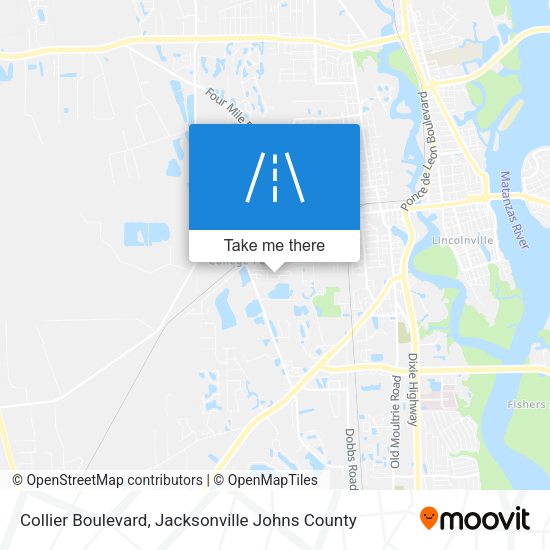 Mapa de Collier Boulevard