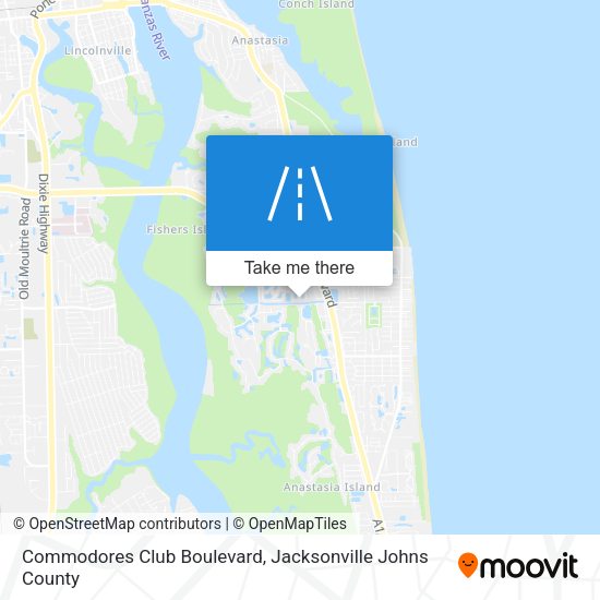 Mapa de Commodores Club Boulevard