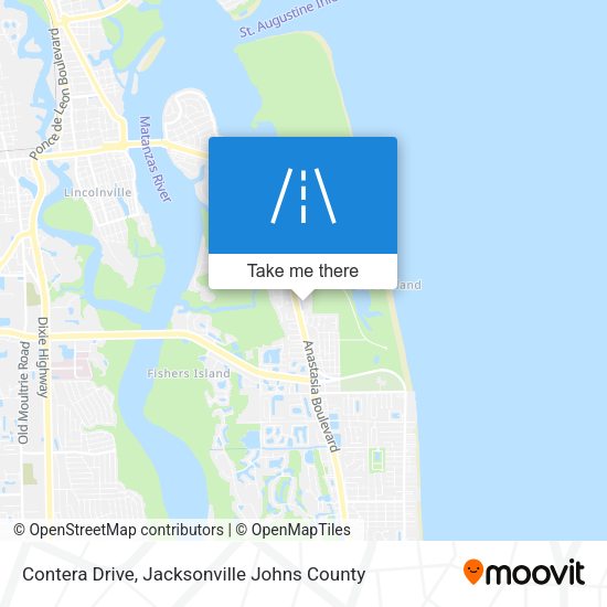 Contera Drive map