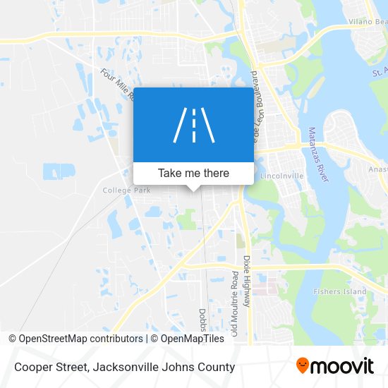 Cooper Street map