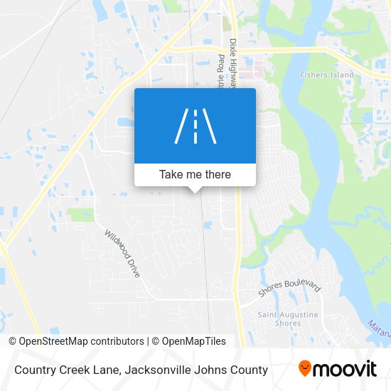 Mapa de Country Creek Lane