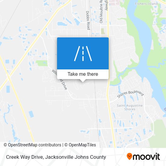 Mapa de Creek Way Drive