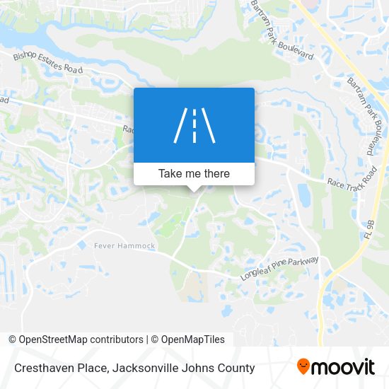 Mapa de Cresthaven Place