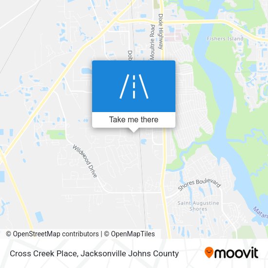 Mapa de Cross Creek Place
