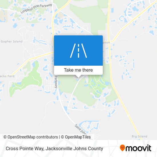 Mapa de Cross Pointe Way
