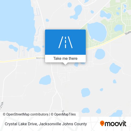 Crystal Lake Drive map