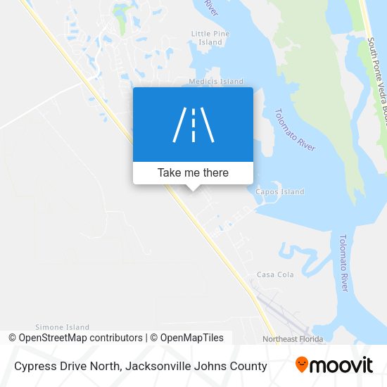 Mapa de Cypress Drive North