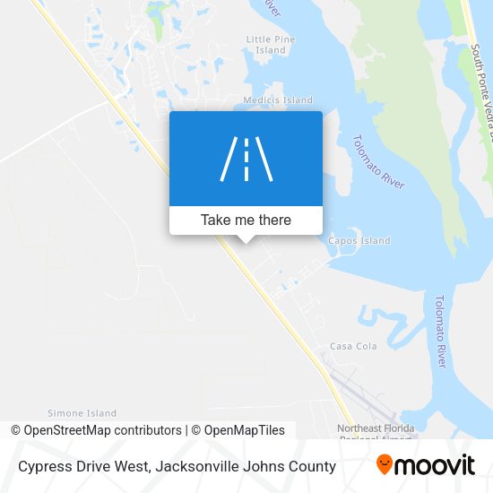 Mapa de Cypress Drive West